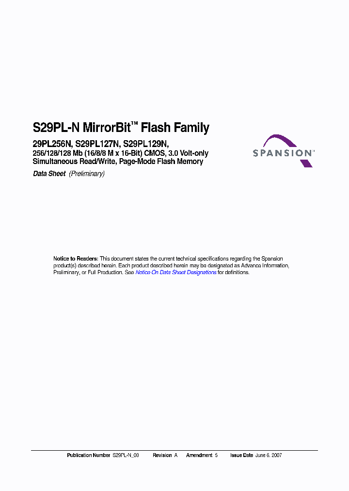 S29PL-N07_4128357.PDF Datasheet