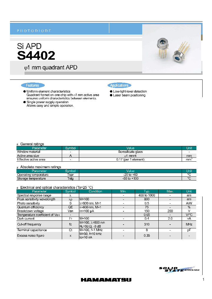 S4402_4112274.PDF Datasheet