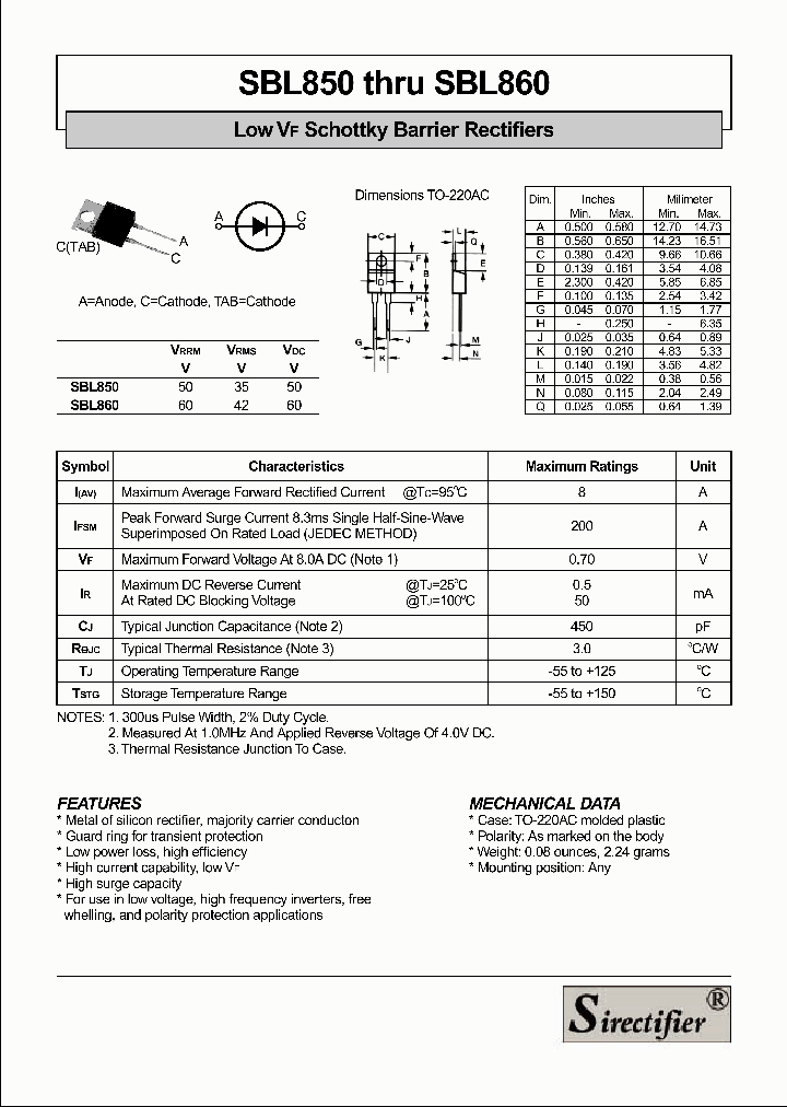 SBL850_4158215.PDF Datasheet