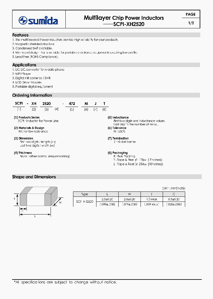 SCPI-XH2520-332_4137030.PDF Datasheet