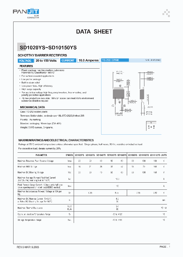 SD1020YS05_4120089.PDF Datasheet