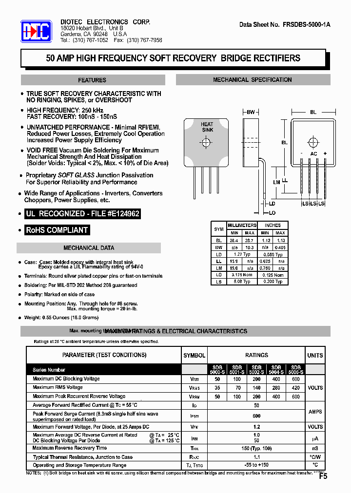 SDB5000-S_4146346.PDF Datasheet