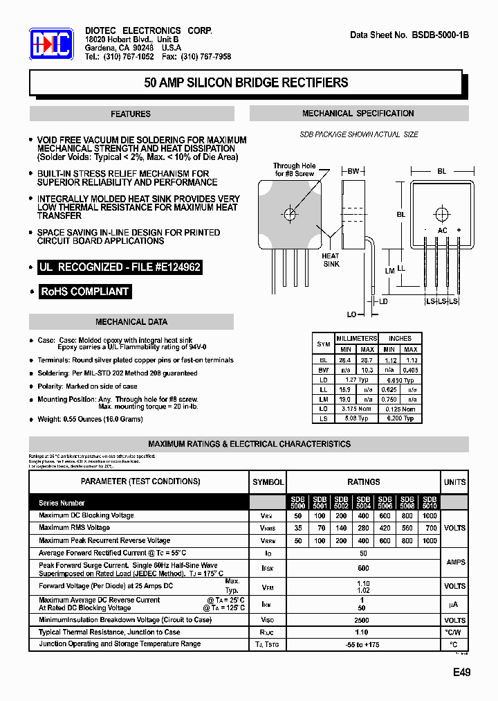 SDB500_4146344.PDF Datasheet