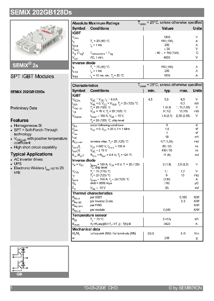 SEMIX202GB128DS06_4150074.PDF Datasheet