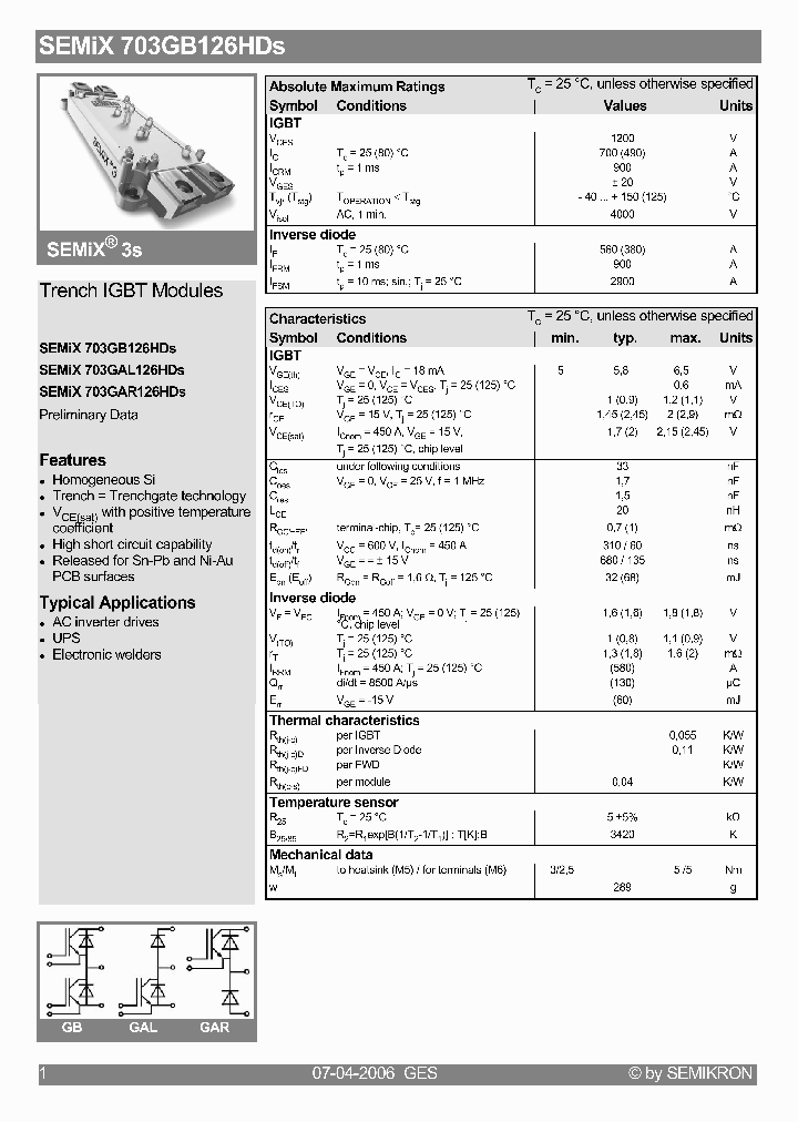 SEMIX703GAL126HDS_4161388.PDF Datasheet