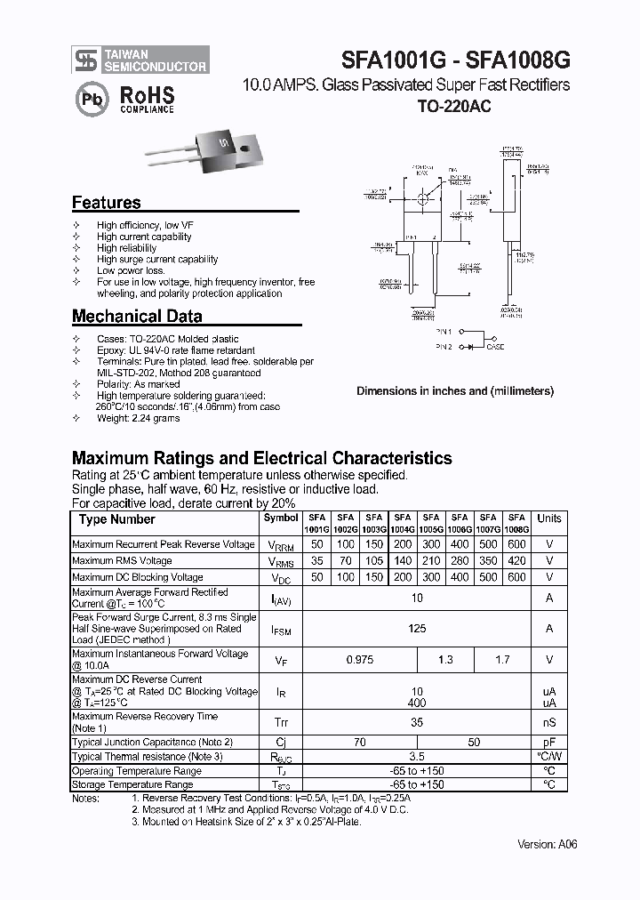 SFA1001G_4164366.PDF Datasheet