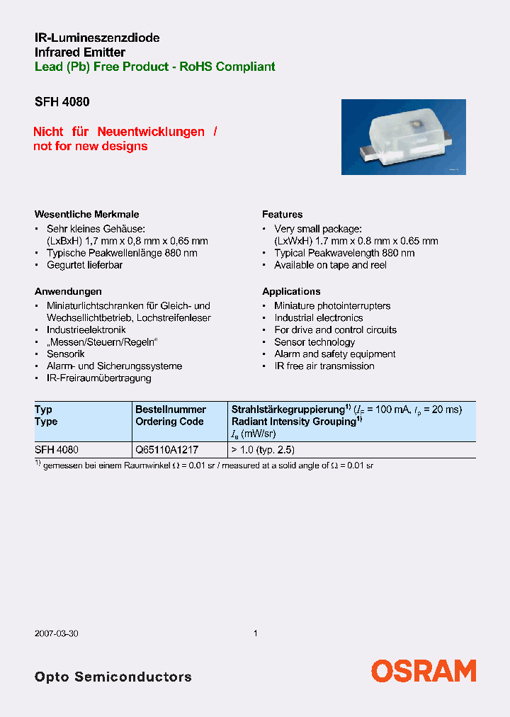 SFH4080_4130069.PDF Datasheet