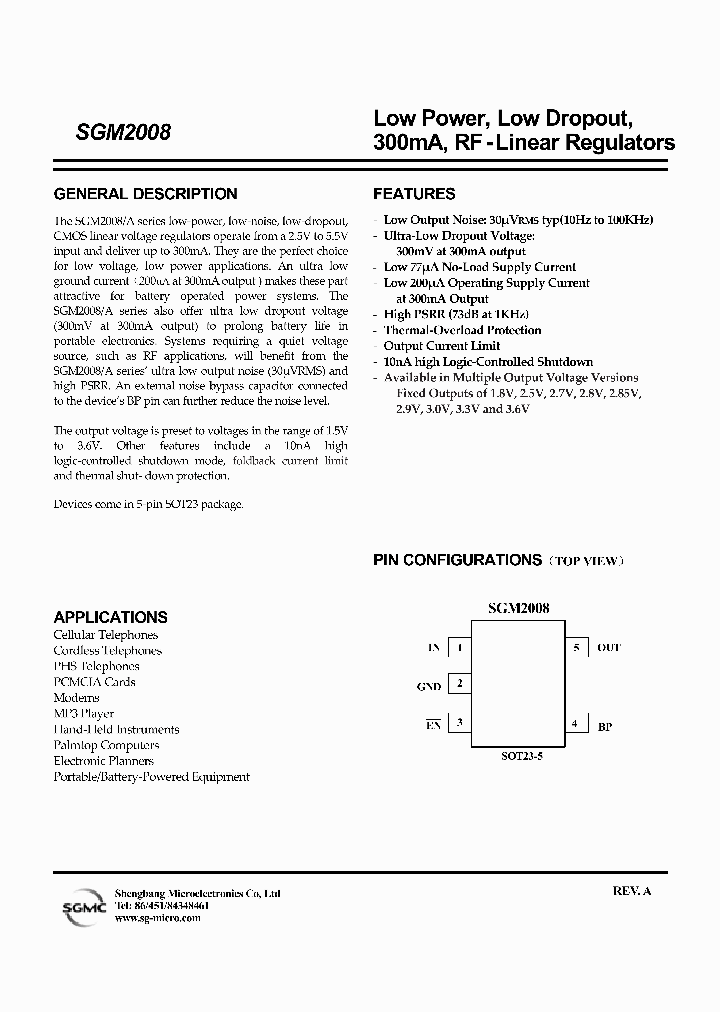 SGM2008-27XN5TR_4142682.PDF Datasheet