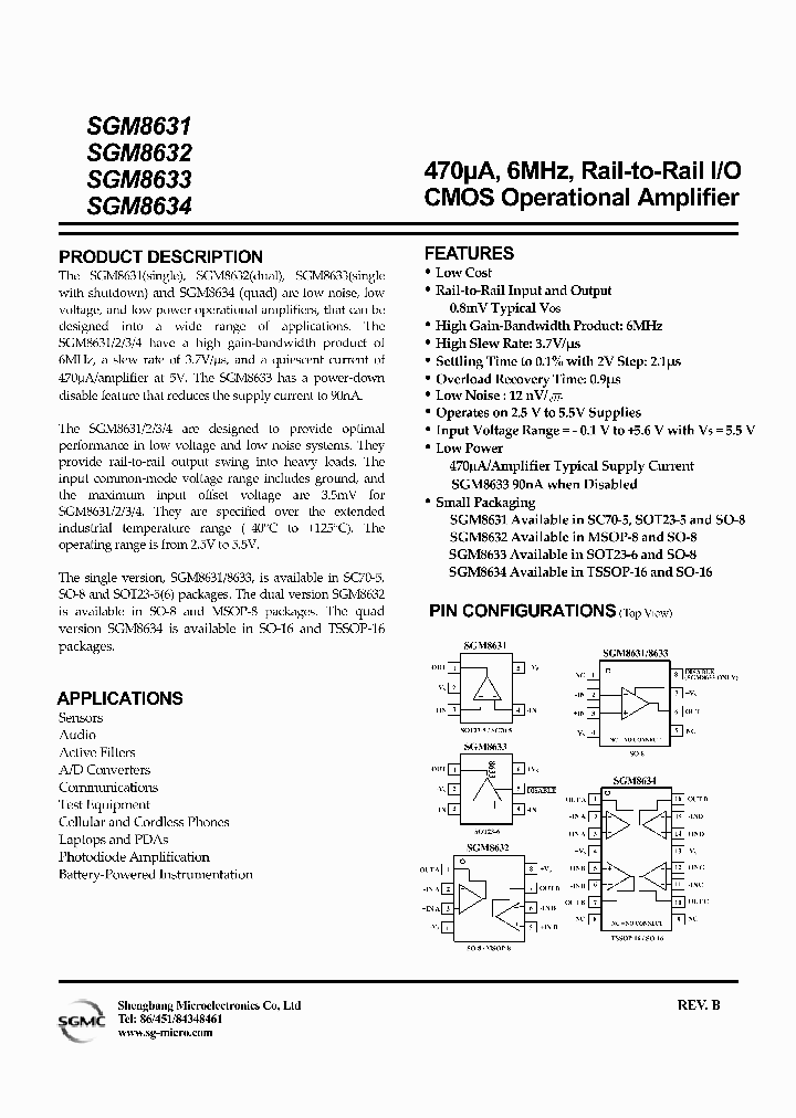 SGM8631_4141994.PDF Datasheet