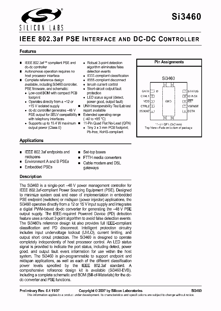 SI3460-XYY-GM_4125765.PDF Datasheet