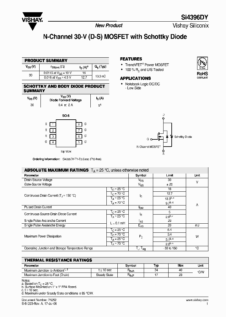 SI4396DY_4158858.PDF Datasheet