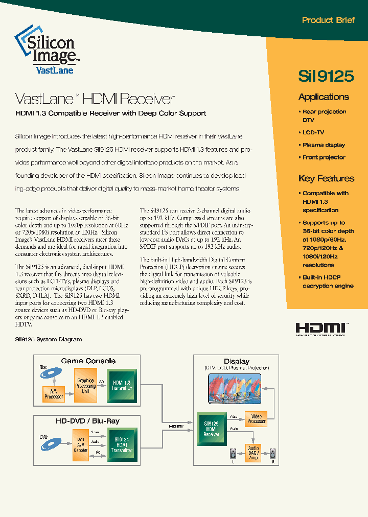 SII9125_4130588.PDF Datasheet