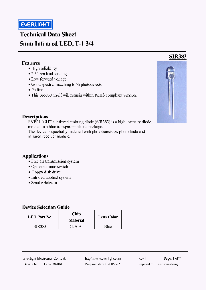 SIR383_4160464.PDF Datasheet