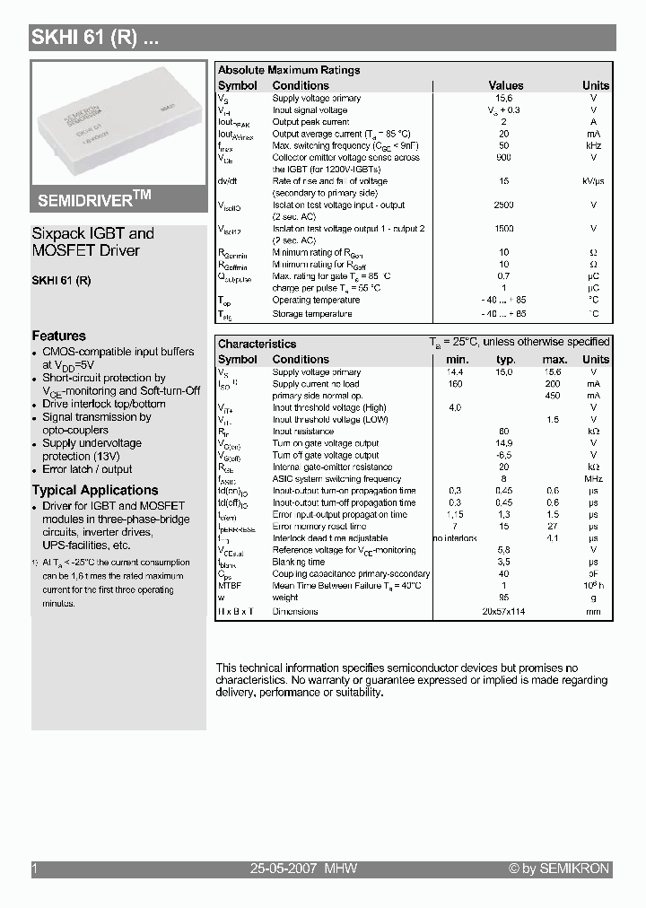 SKHI6107_4130564.PDF Datasheet