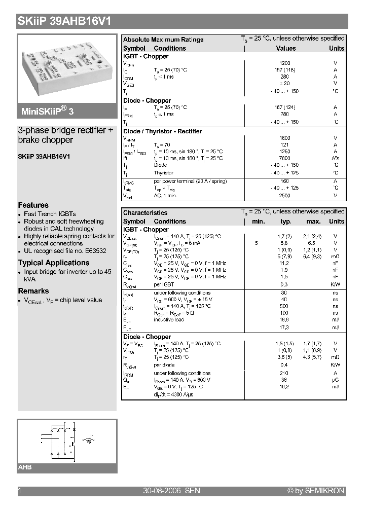 SKIIP39AHB16V1_4123027.PDF Datasheet