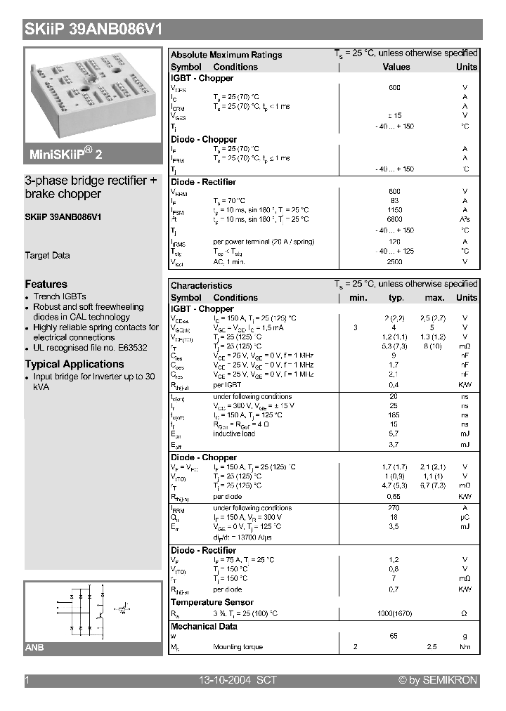 SKIIP39ANB086V1_4131629.PDF Datasheet