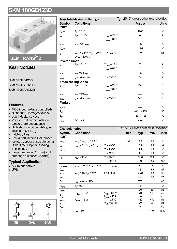 SKM100GB123D06_4103270.PDF Datasheet