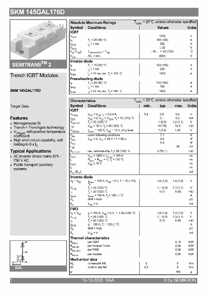 SKM145GAL176D_4131418.PDF Datasheet