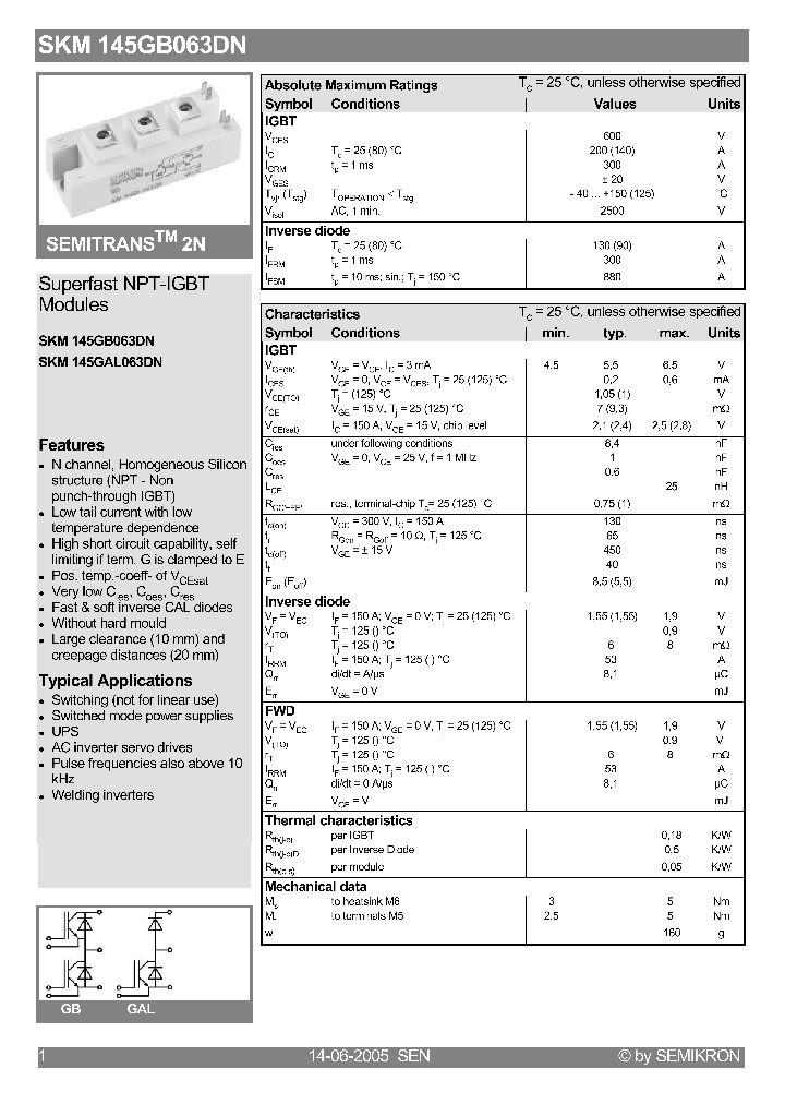 SKM145GB063DN_4110690.PDF Datasheet