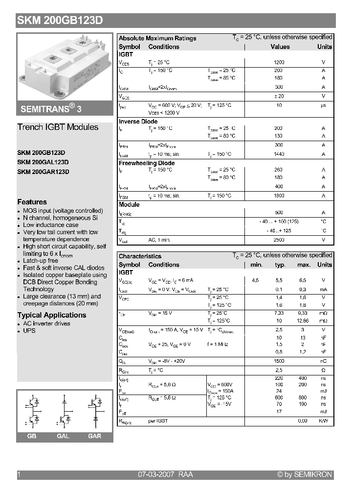 SKM200GB123D06_4099915.PDF Datasheet