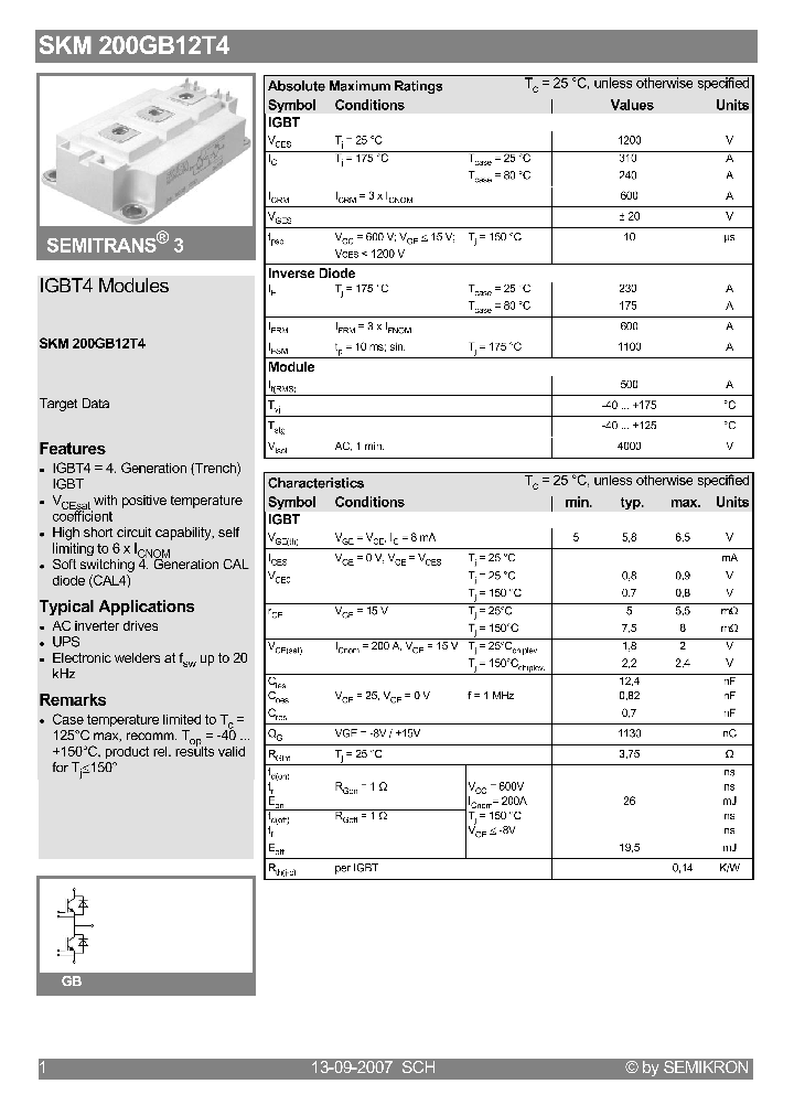 SKM200GB12T4_4130549.PDF Datasheet