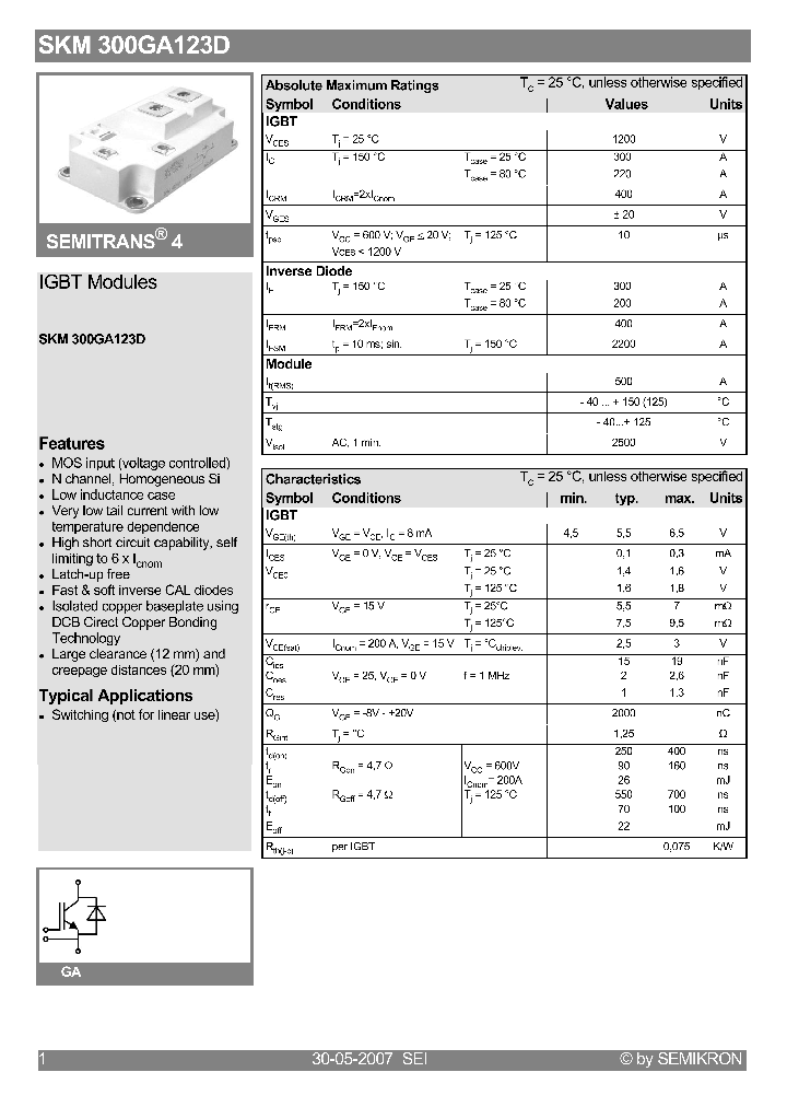 SKM300GA123D_4155466.PDF Datasheet