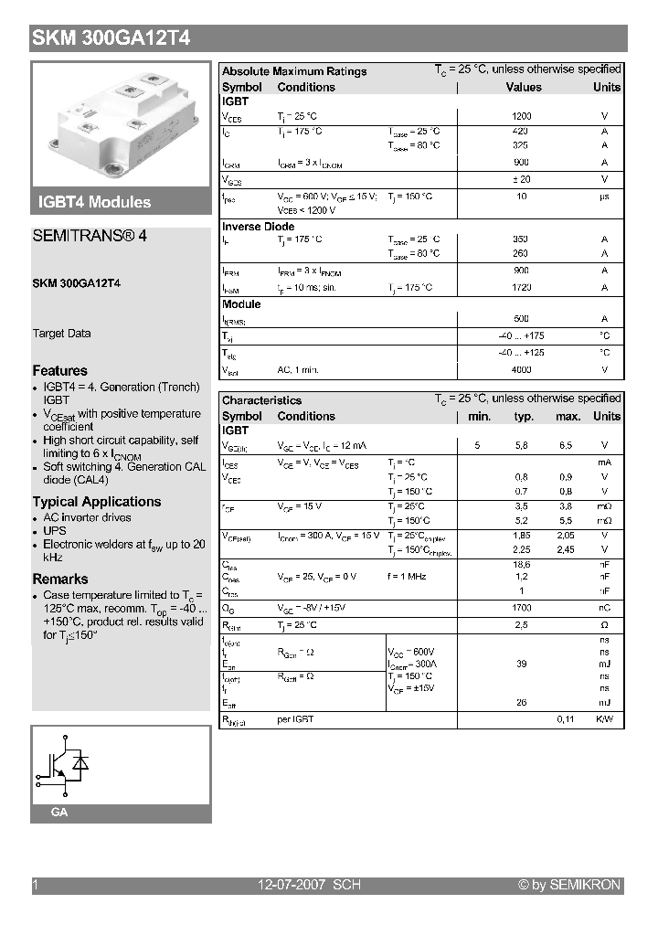 SKM300GA12T4_4130548.PDF Datasheet