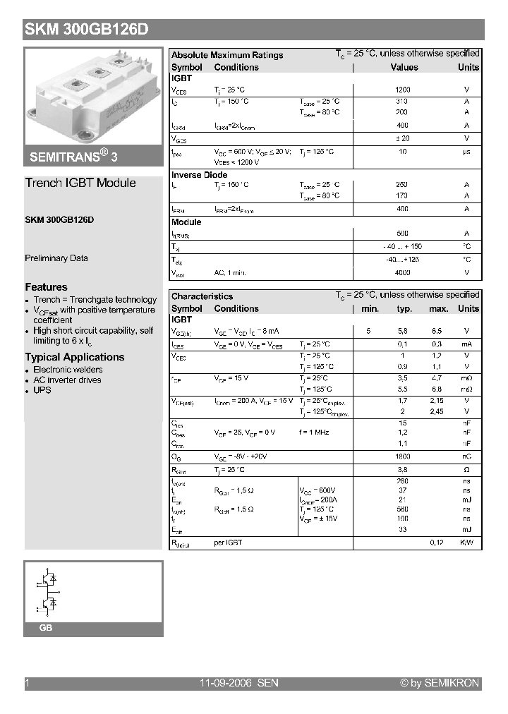 SKM300GB126D_4110259.PDF Datasheet