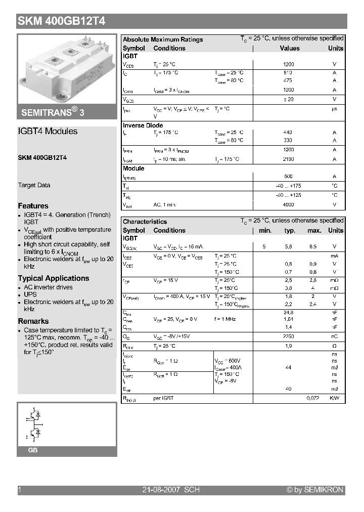 SKM400GB12T4_4130545.PDF Datasheet