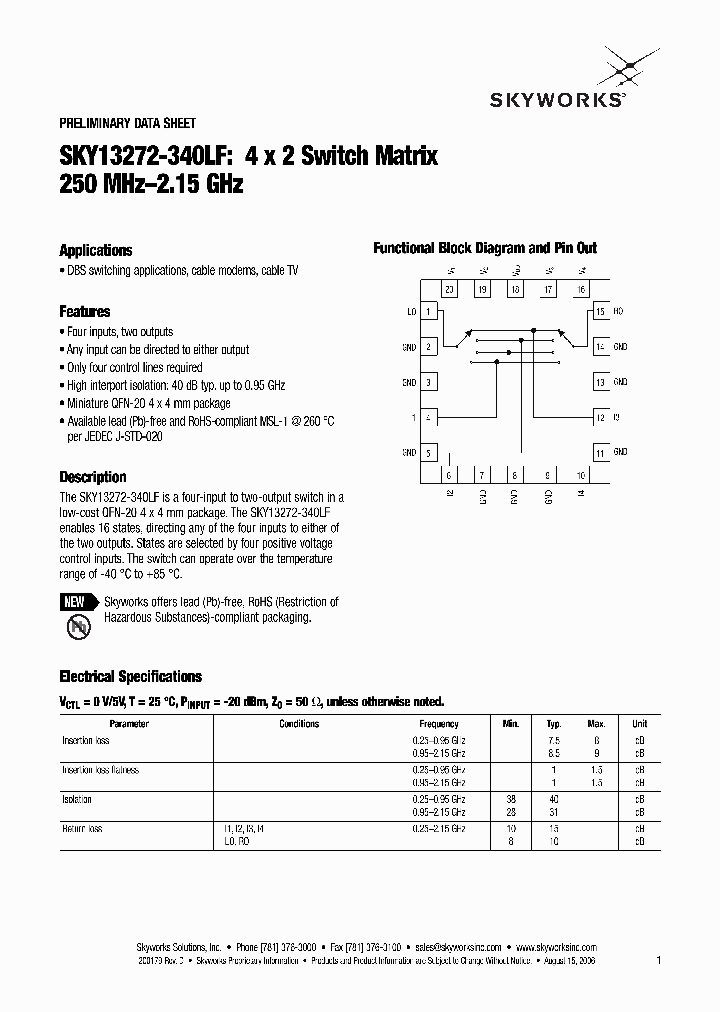 SKY13272-340LF_4113906.PDF Datasheet
