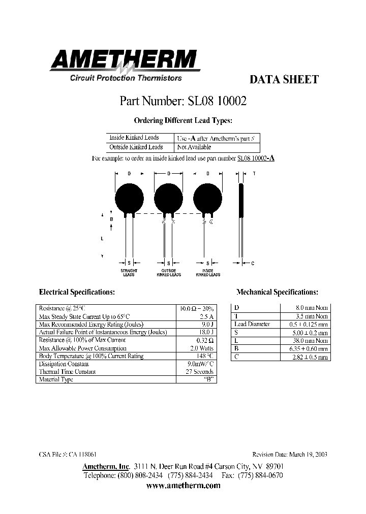 SL0810002_4133797.PDF Datasheet