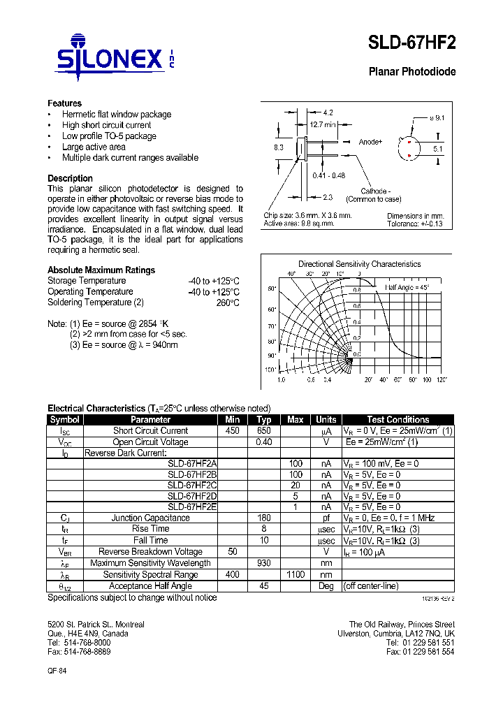 SLD-67HF2_4123567.PDF Datasheet