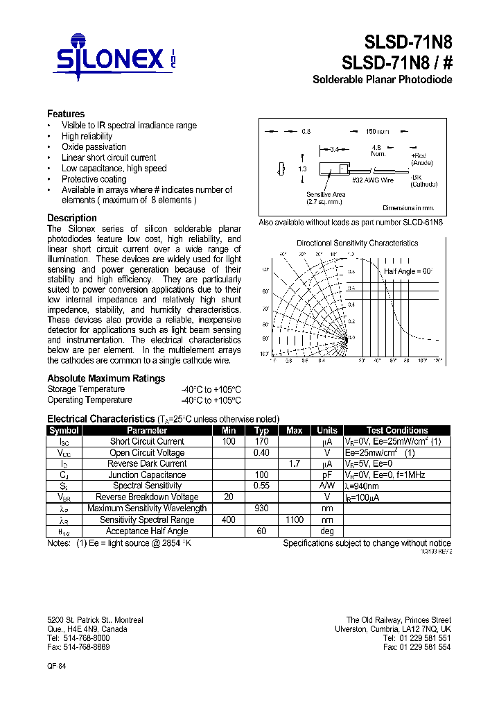 SLSD-71N8_4123557.PDF Datasheet