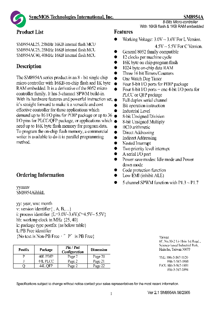 SM8954AL25_4128064.PDF Datasheet