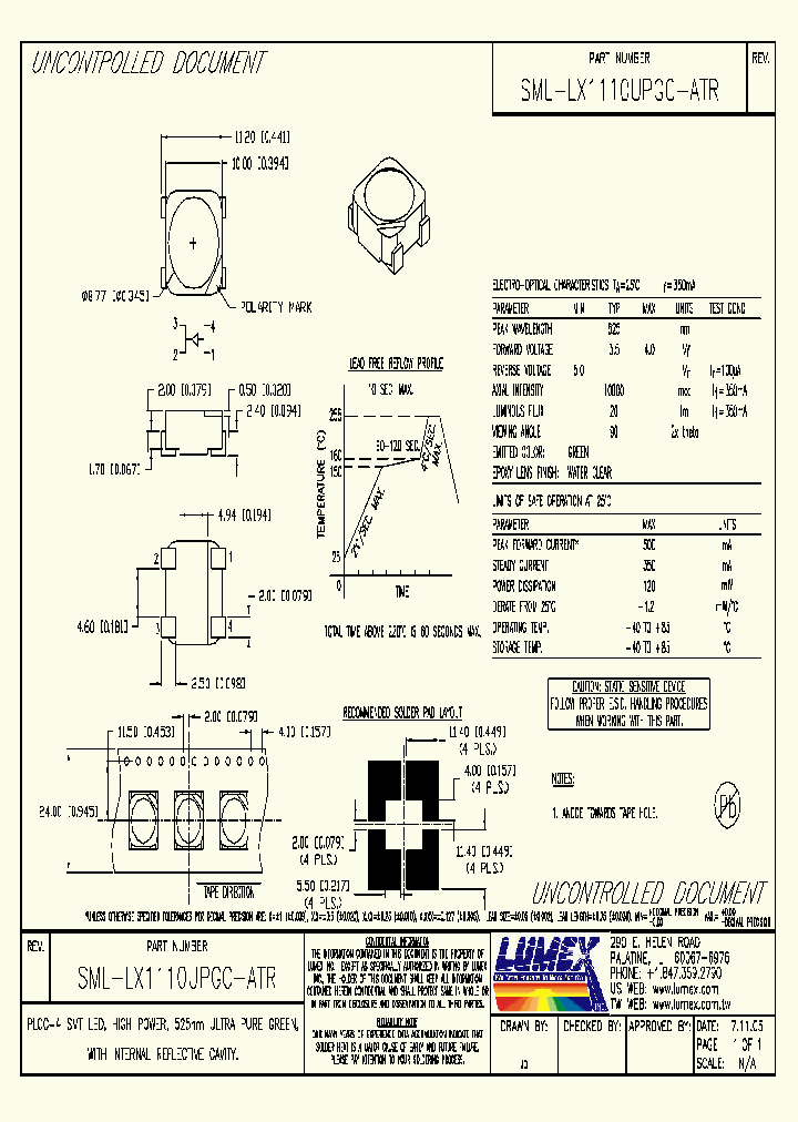 SML-LX1110UPGC-ATR_4130056.PDF Datasheet
