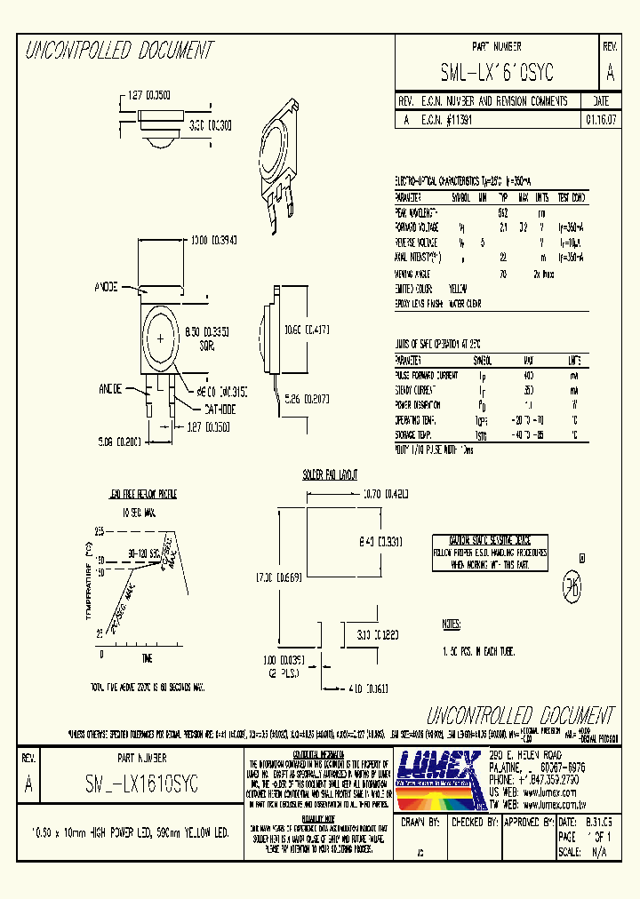 SML-LX1610SYC_4130050.PDF Datasheet