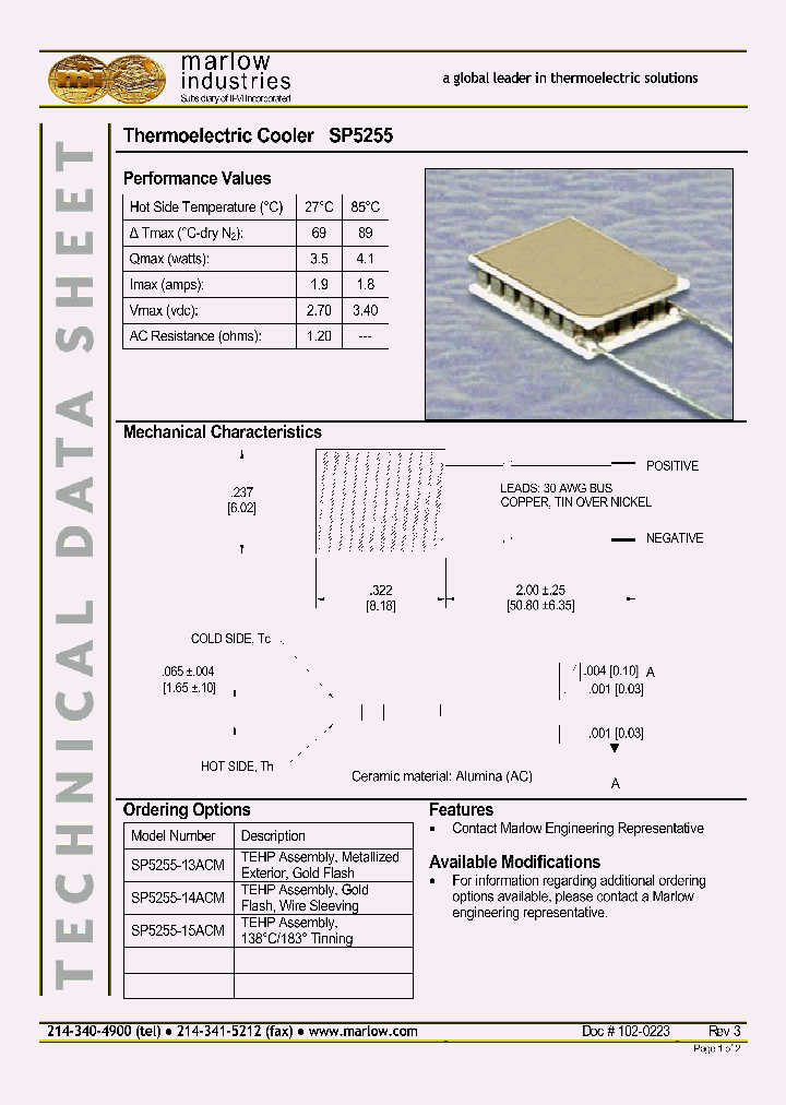SP5255-15ACM_4129270.PDF Datasheet