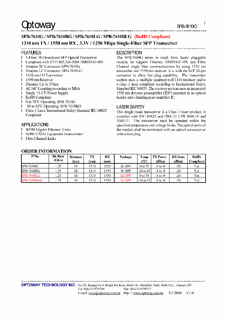 SPB-7610LG_4117551.PDF Datasheet