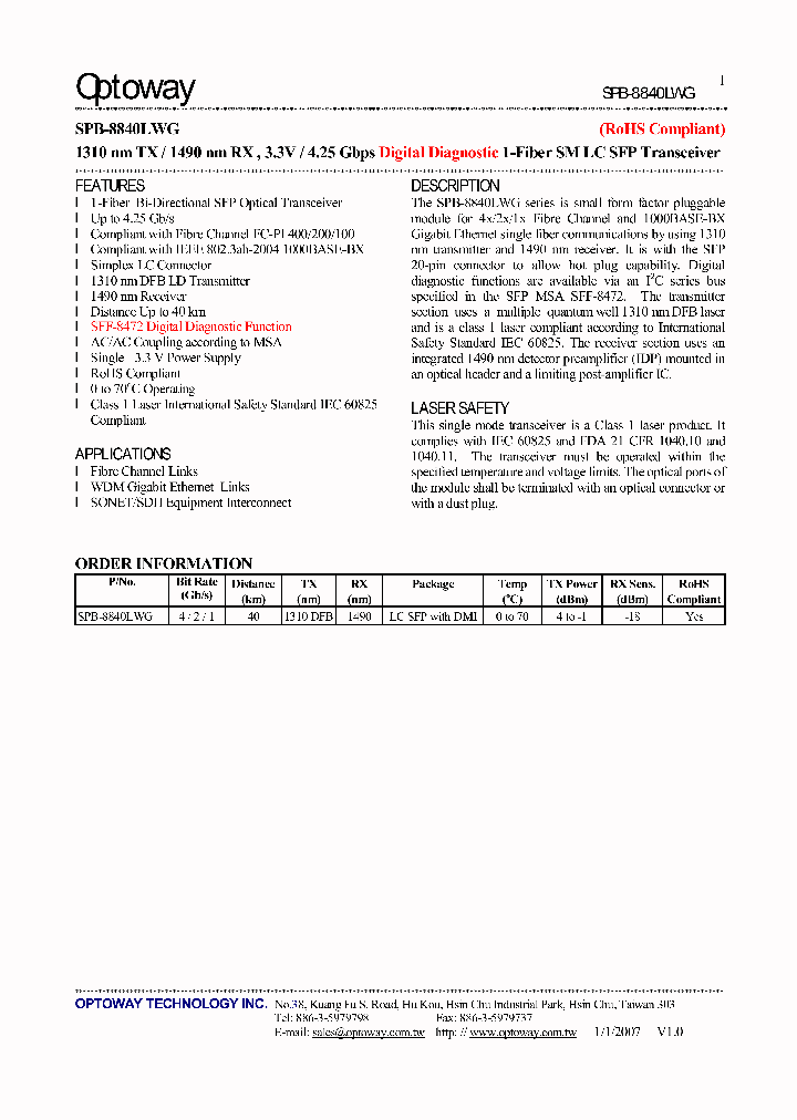 SPB-8840LWG_4117427.PDF Datasheet
