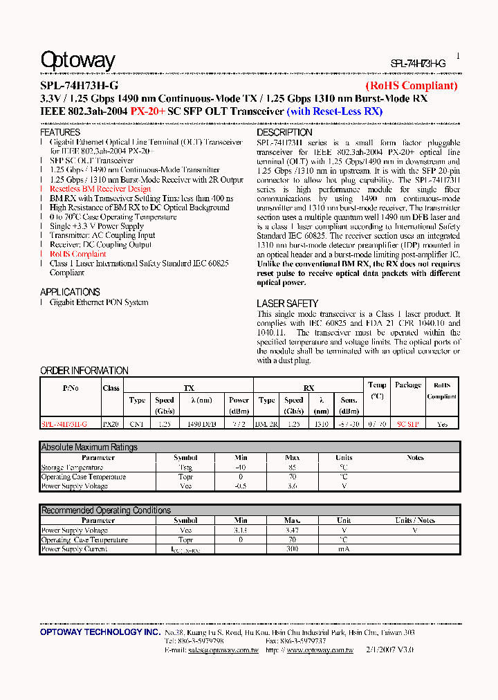 SPL-74H73H-G_4128815.PDF Datasheet