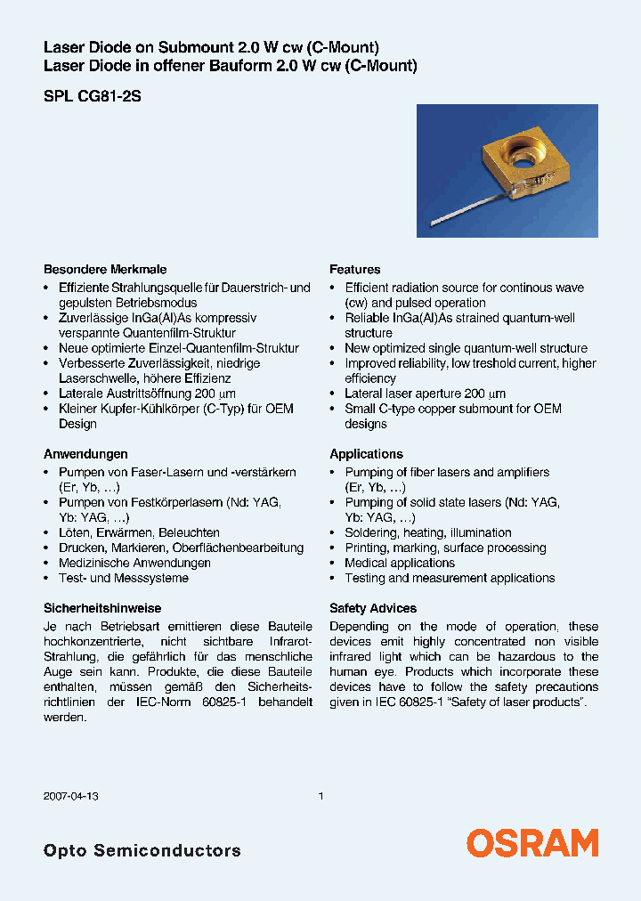 SPLCG81-2S_4116815.PDF Datasheet
