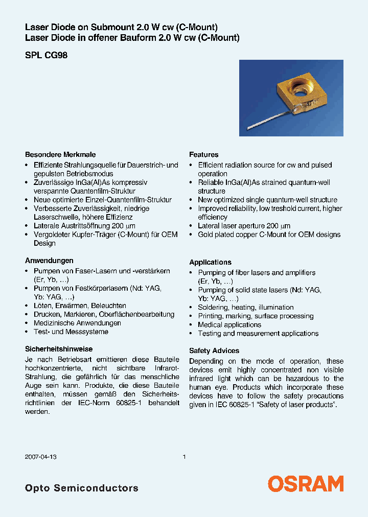 SPLCG98_4116817.PDF Datasheet