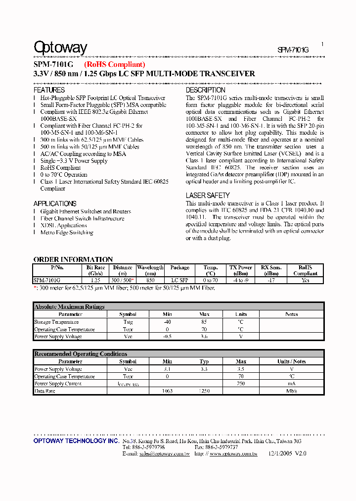SPM-7101G_4128775.PDF Datasheet