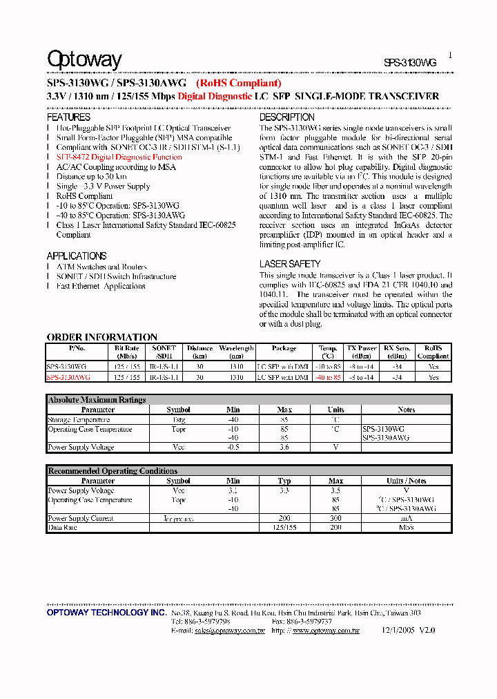 SPS-3130WG_4128712.PDF Datasheet
