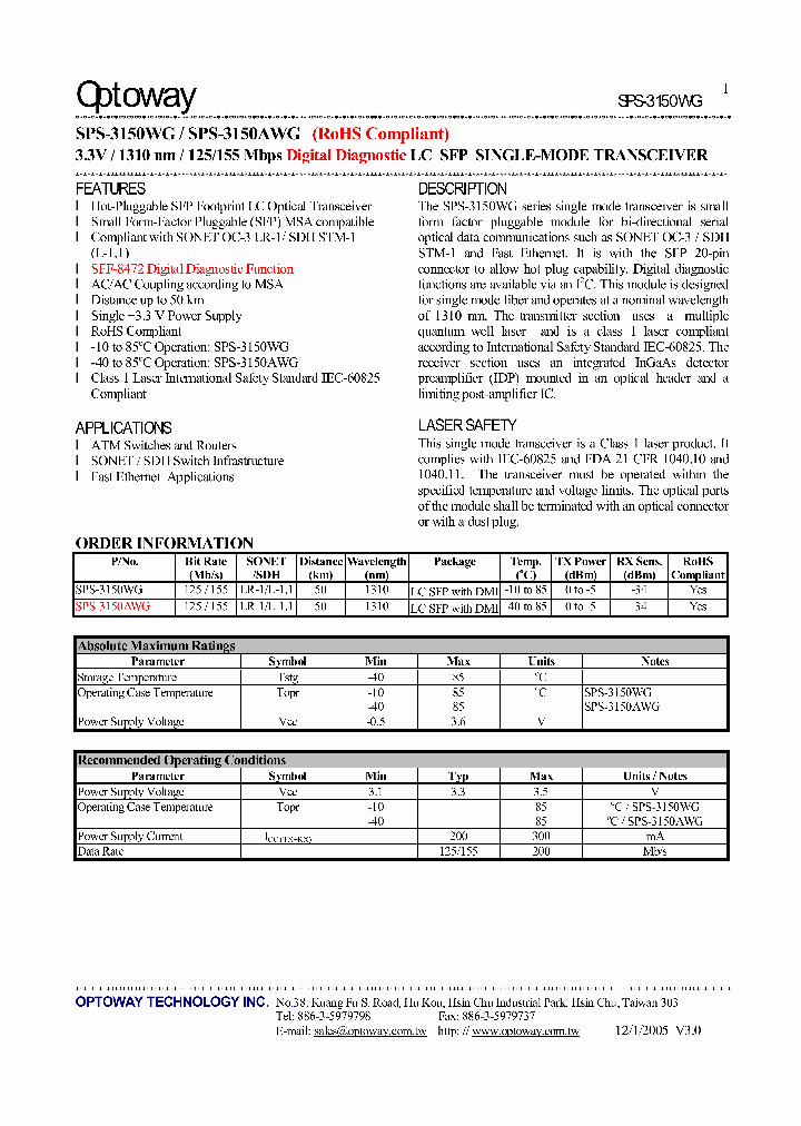 SPS-3150WG_4128706.PDF Datasheet