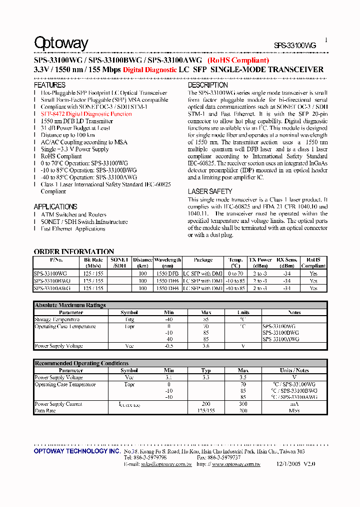 SPS-33100WG_4124452.PDF Datasheet