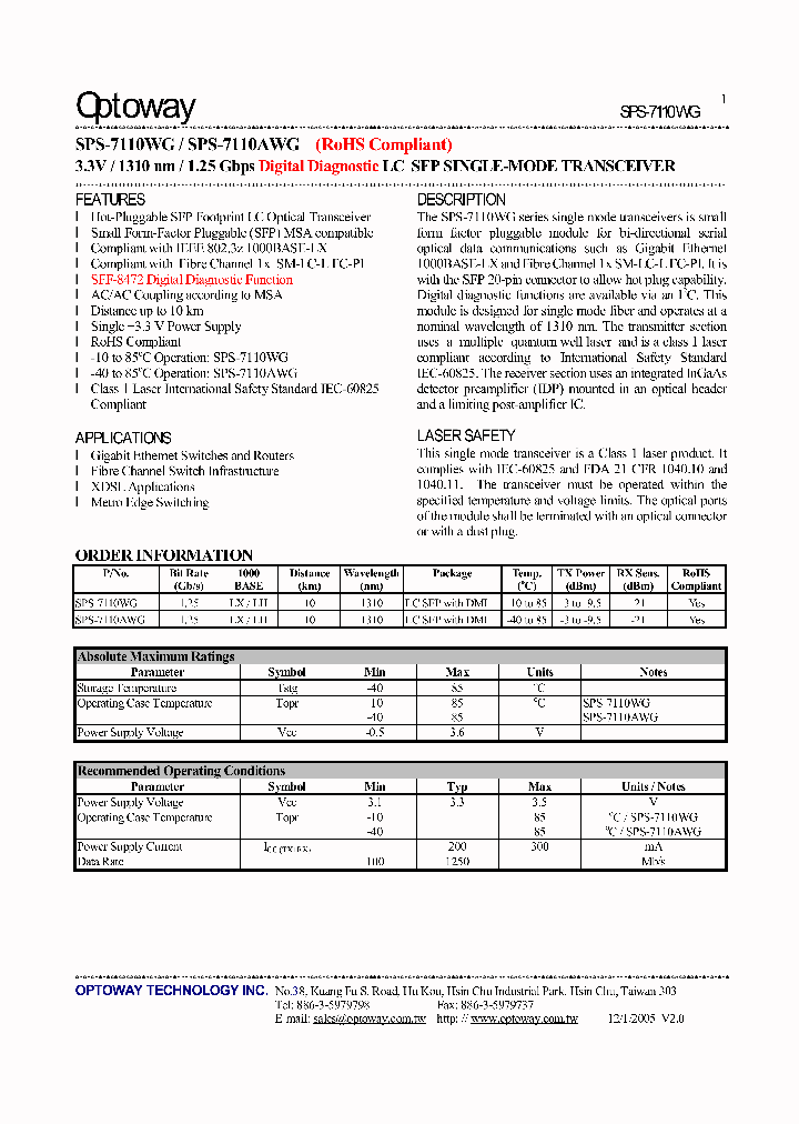 SPS-7110WG_4128666.PDF Datasheet