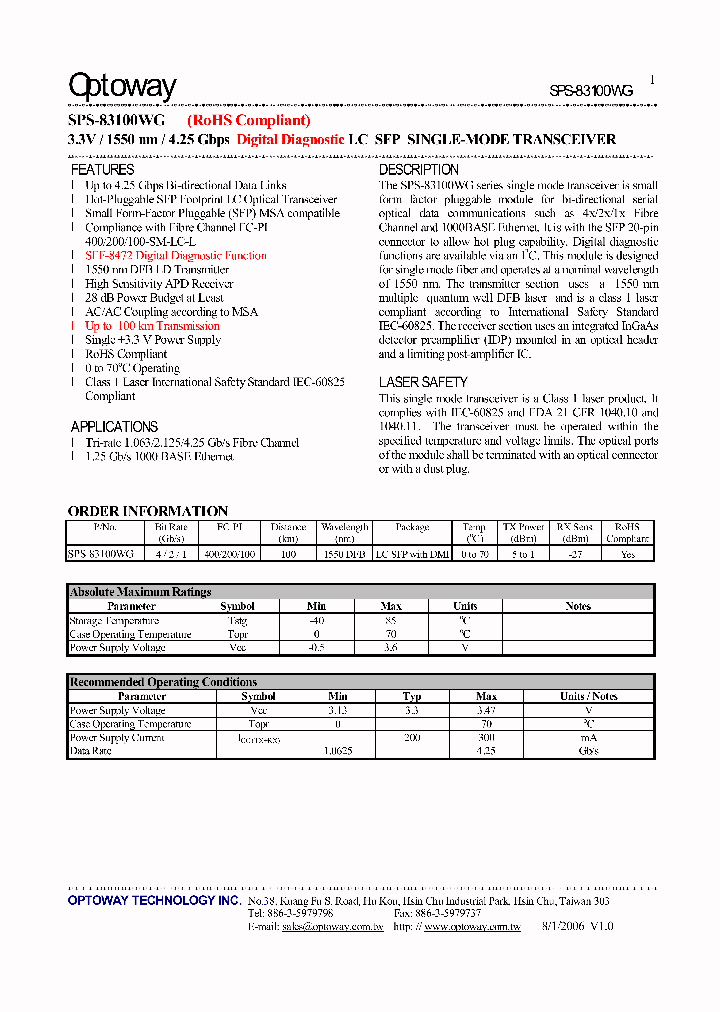 SPS-83100WG_4124392.PDF Datasheet