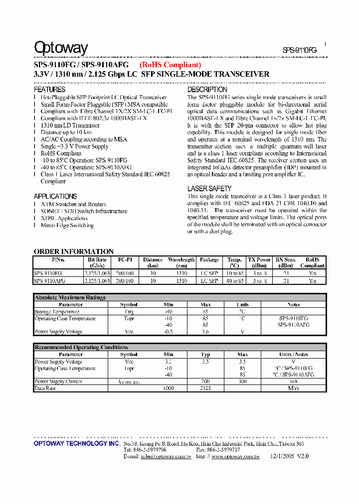 SPS-9110FG_4128585.PDF Datasheet