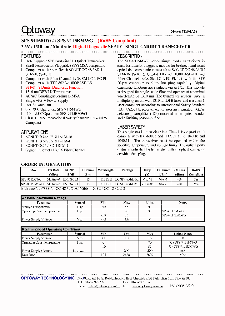 SPS-9115MWG_4128575.PDF Datasheet